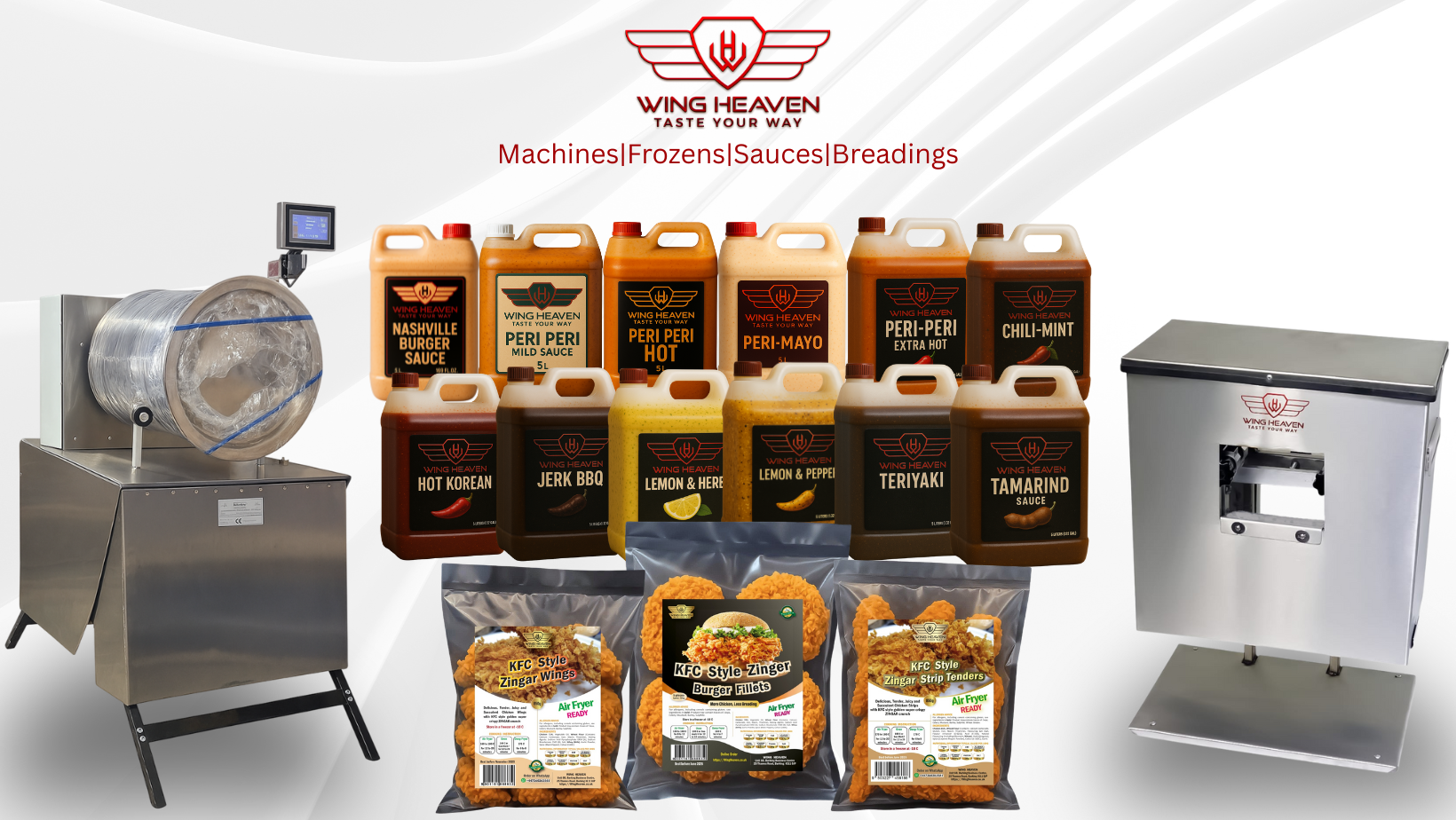 MachinesFrozensSaucesBreadings